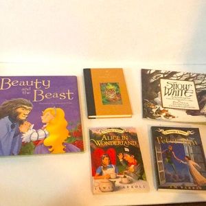Vintage unique Disney movie books bundle lot